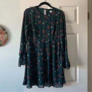 Green Paisley Dress